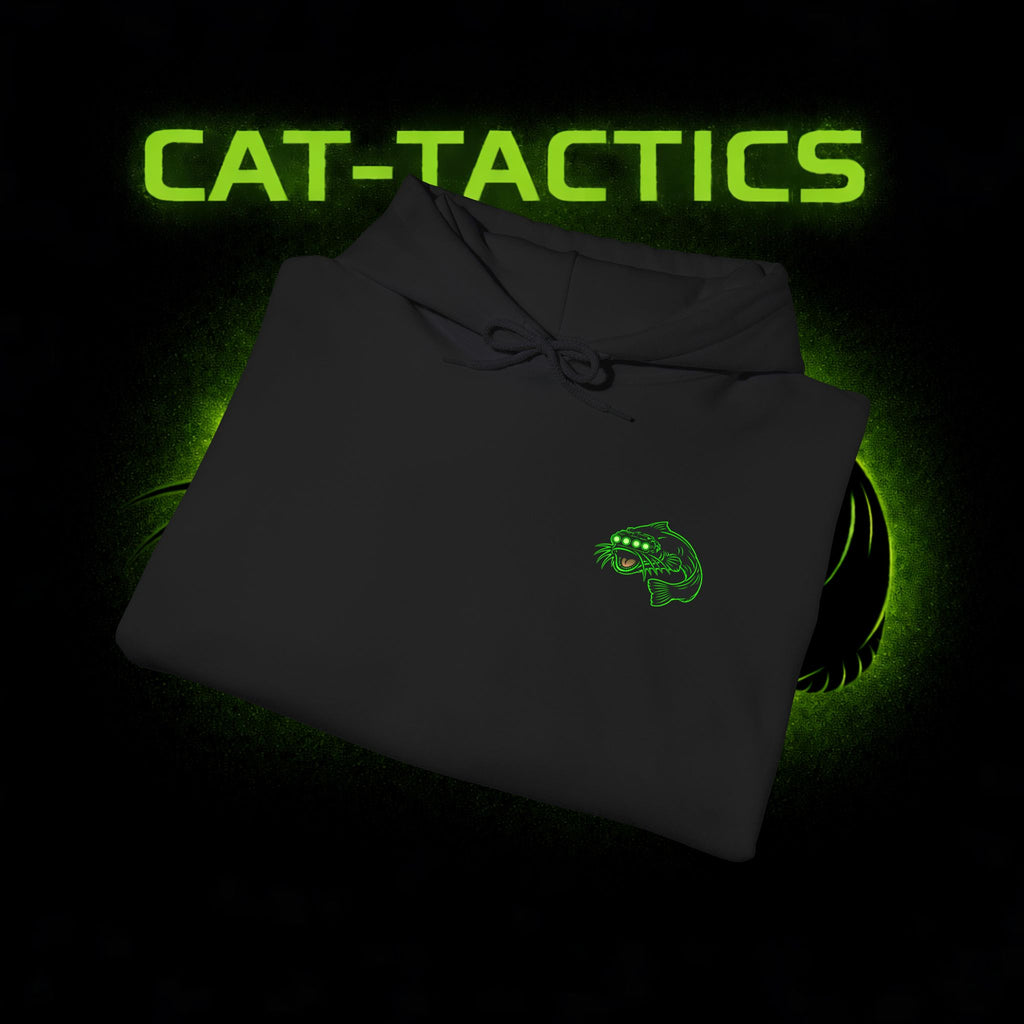 Cat-Tactics Tactical Hoodie – Night Ops Edition (Front/Back/Sleeve Print)
