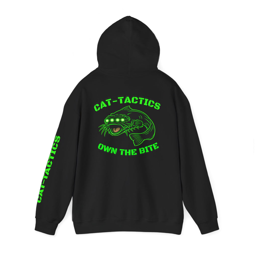 Cat-Tactics Tactical Hoodie – Night Ops Edition (Front/Back/Sleeve Print)